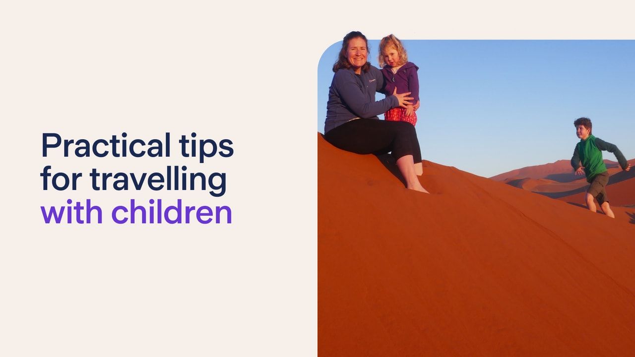 Practical advice for travelling with young children header image